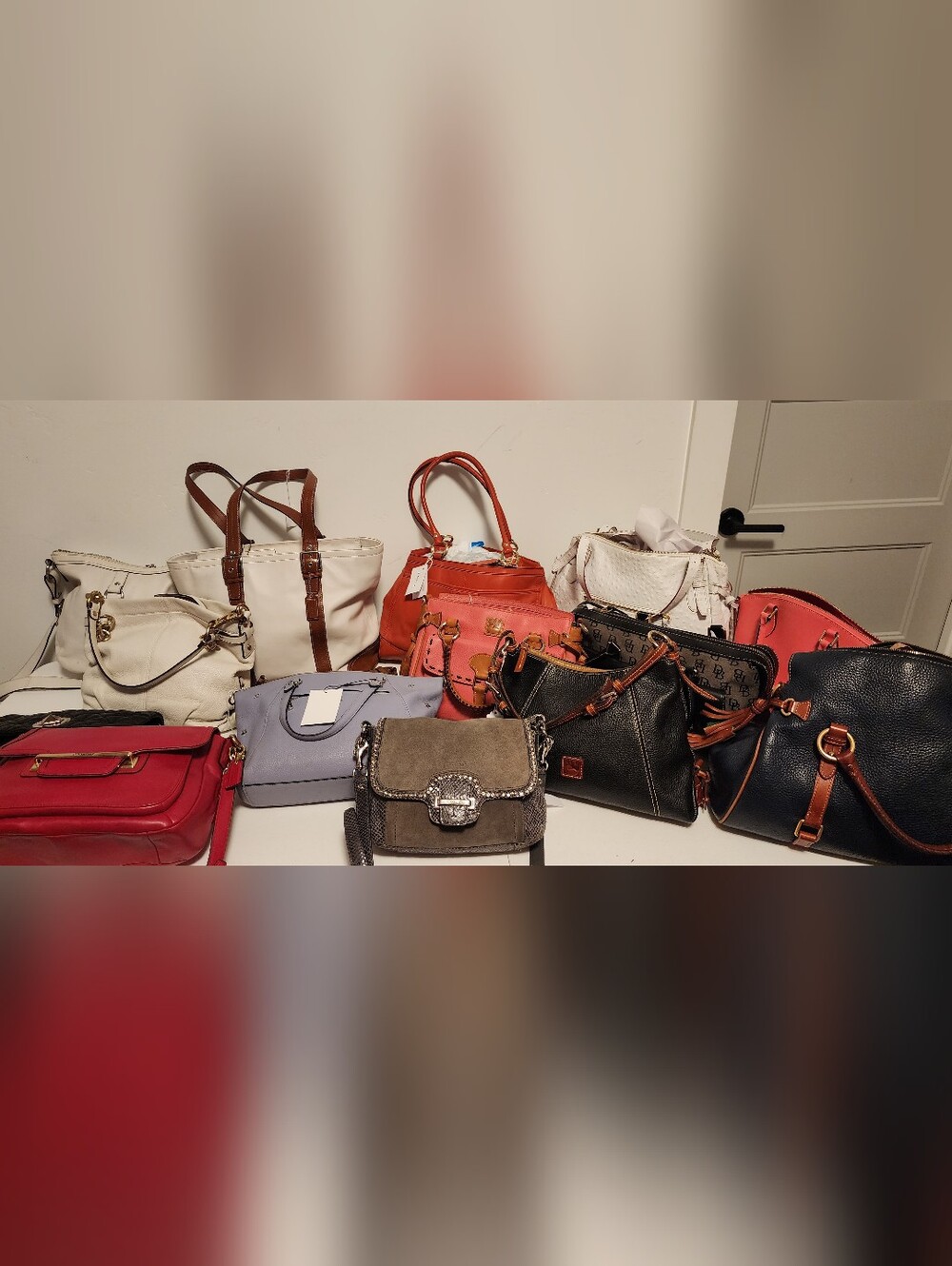 Mixed Color Women’s Tote and Shoulder Bag Collection - Unbranded